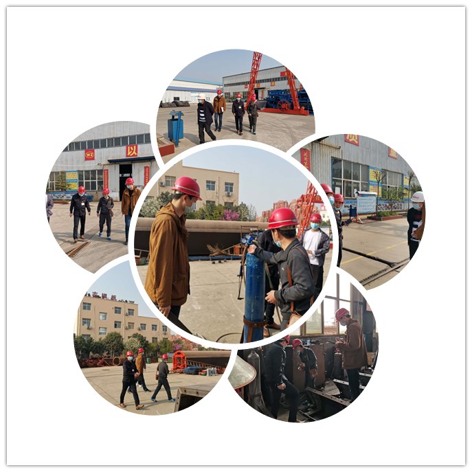 欢迎安检中队老师到伟志钢模板指导工作 欢迎安检中队老师到伟志钢模板指导工作