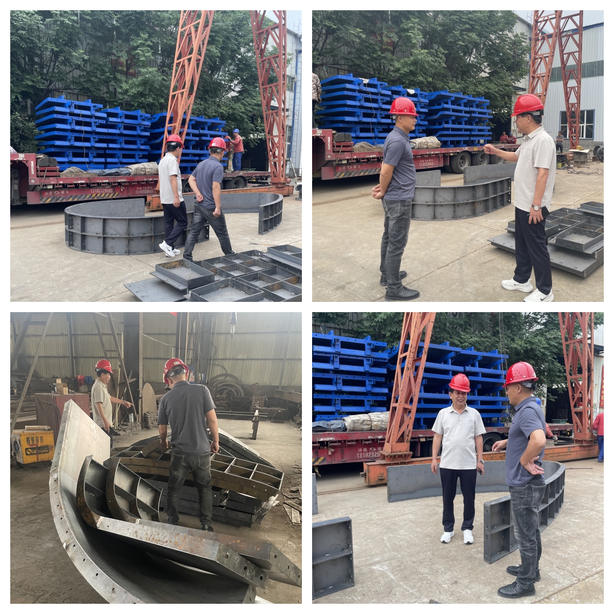 客户现场验收!高速公路收费岛钢模板实力获赞 客户现场验收!高速公路收费岛钢模板实力获赞